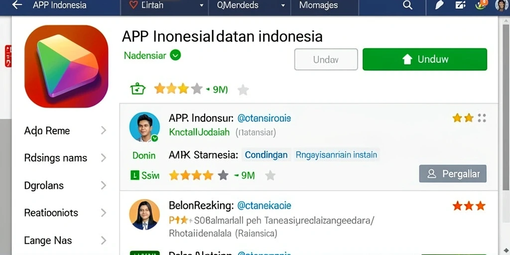 Tampilan antarmuka yang sederhana namun menarik.