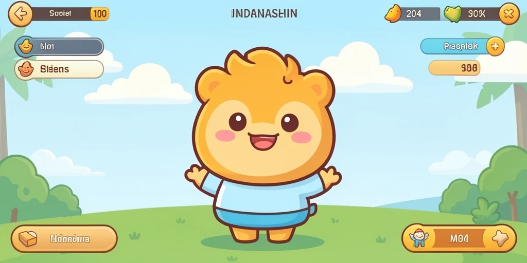 Tampilan utama aplikasi HARGATOTO yang menarik.