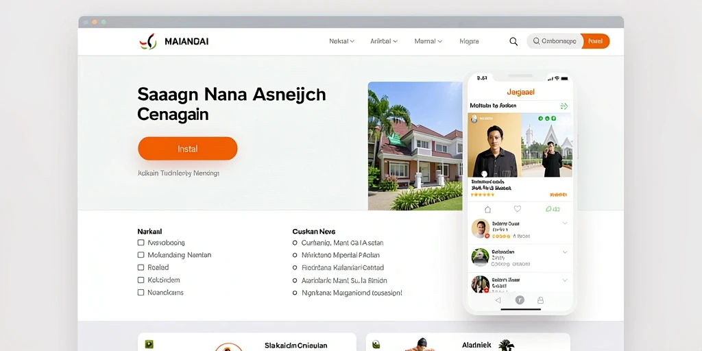 Tampilan antarmuka aplikasi yang menarik dan user-friendly.