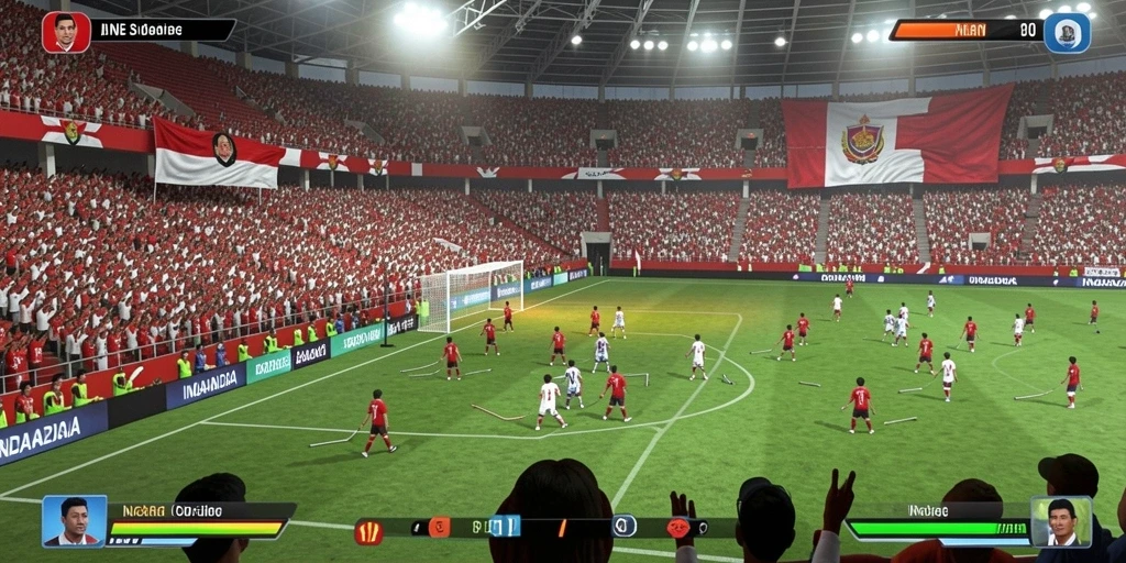 Screenshot menampilkan karakter utama dalam misi petualangan.
