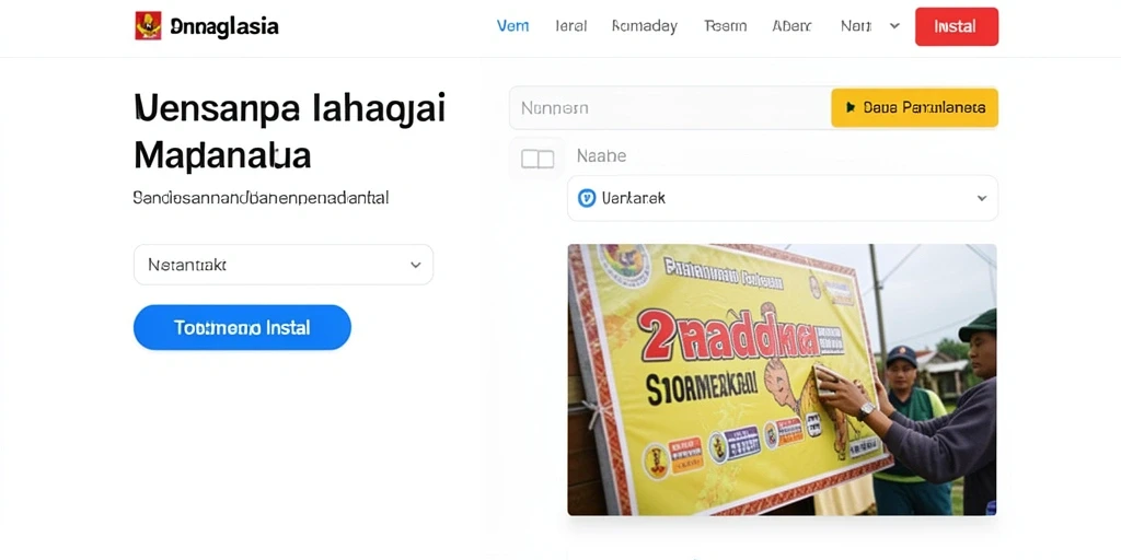 Tampilan antarmuka utama KAKWIN yang menarik.