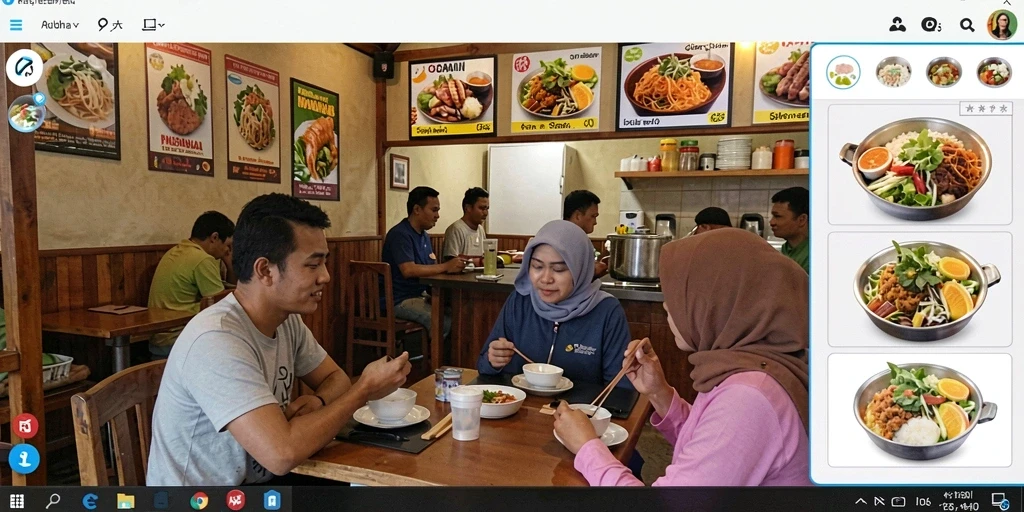 Tampilan menu utama yang menarik dan user-friendly.