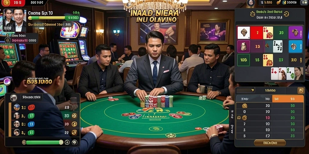 Tangkapan layar menunjukkan antarmuka utama permainan.