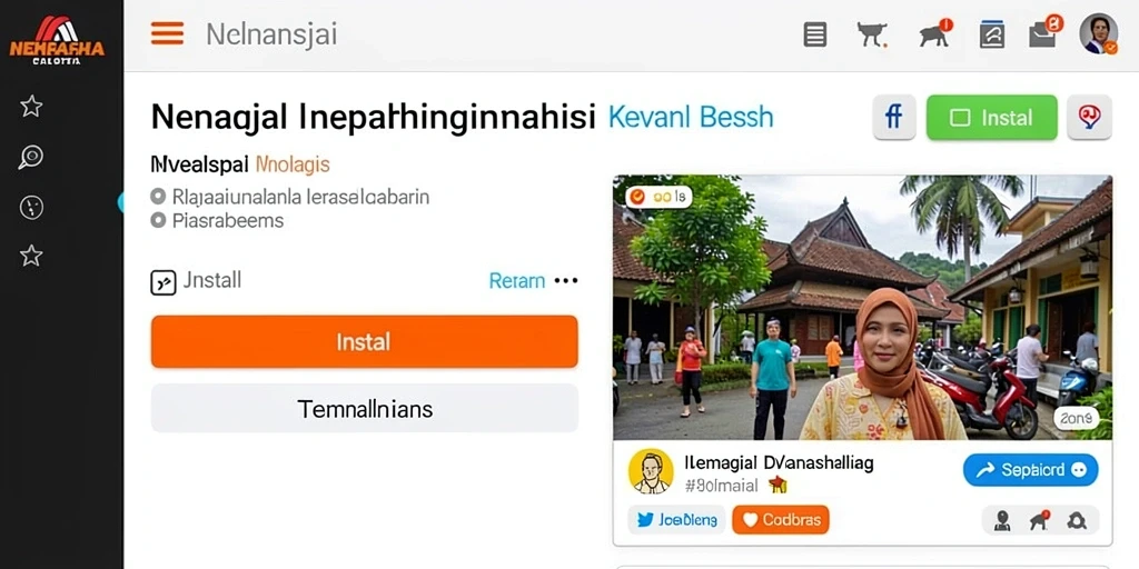 Tampilan antarmuka utama NAGA2000 yang menarik.