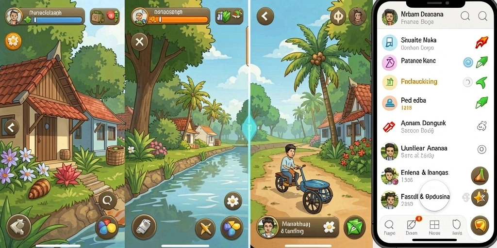 Tampilan antarmuka yang menarik dan user-friendly.