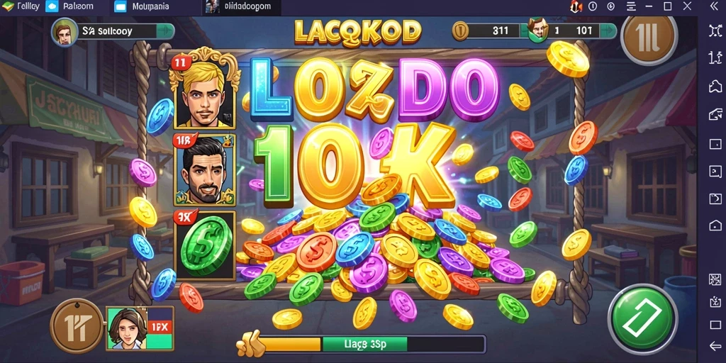 Tangkapan layar dari petualangan di level pertama.