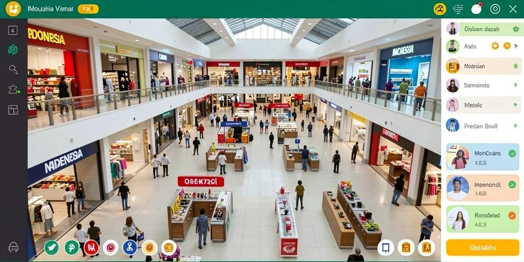 Tampilan menu awal yang menarik dan ramah pengguna.