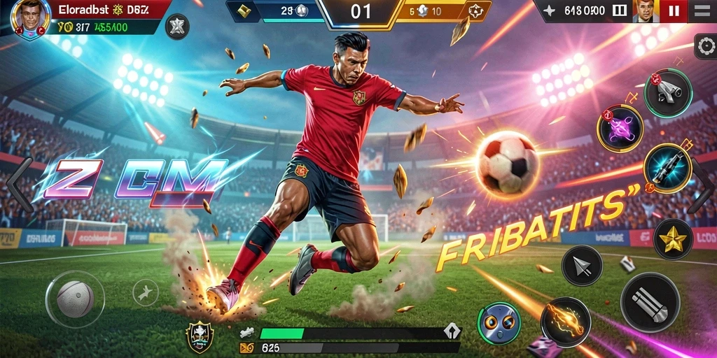 Tampilan awal game yang memukau dengan antarmuka yang intuitif.